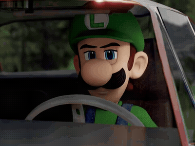 Cartoon Character In Green Hat With Letter L GIF
