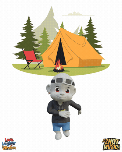 Cartoon Character In Hoodie Saying Shot GIF