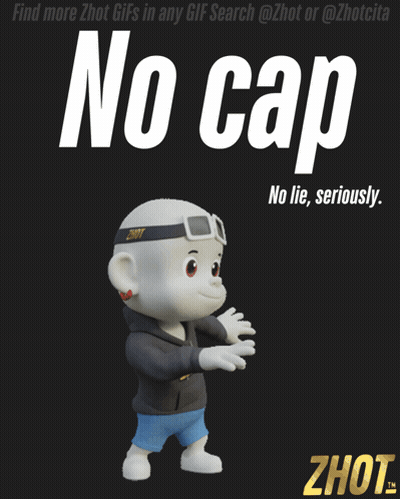 Cartoon Character In Hoodie Saying Zhot GIF