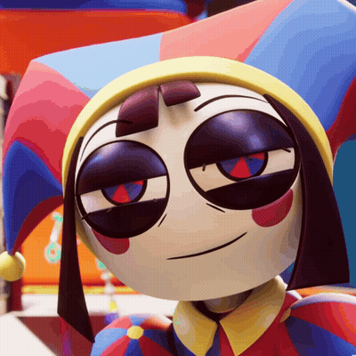 Cartoon Character In Jester Costume GIF
