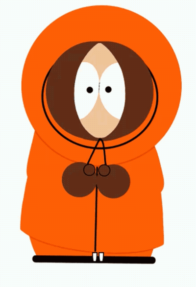 Cartoon Character In Orange Hoodie And Glasses GIF