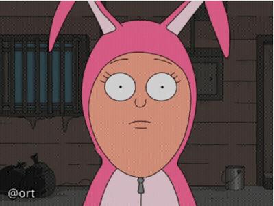 Cartoon Character in Pink Bunny Costume @ort