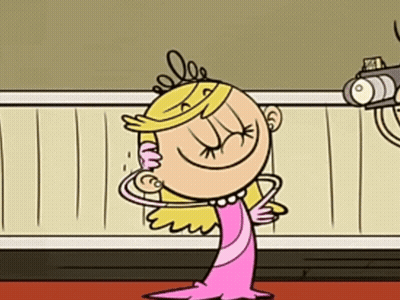 Cartoon Character In Pink Dress And Tiara GIF