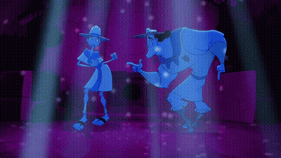 Cartoon Character In Pink Hat GIF