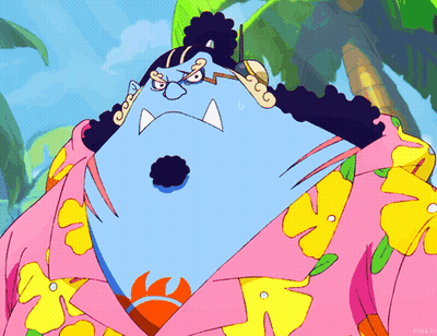 Cartoon Character In Pink Shirt With Yellow Flowers GIF
