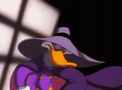 Cartoon Character In Purple Hat And Jacket GIF