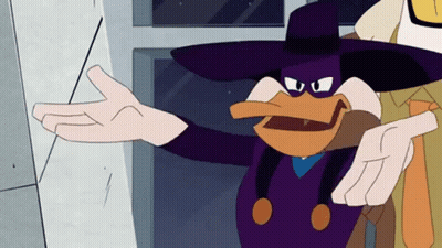 Cartoon Character In Purple Hat And Shirt GIF