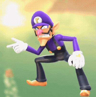 Cartoon Character In Purple Hat With Letter G GIF