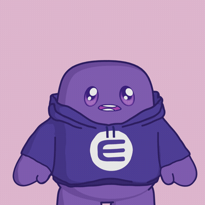 Cartoon Character In Purple Hoodie We're So GIF