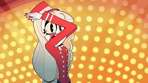 Cartoon Character In Red And White Hat Covering Face GIF