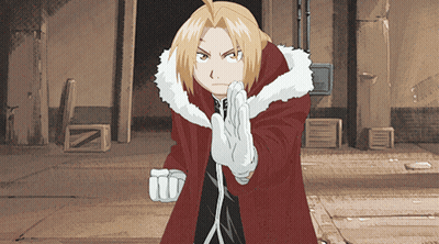 Cartoon Character In Red Coat Making Stop Gesture GIF