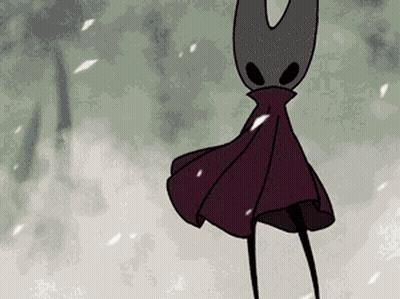Cartoon Character In Red Dress And Cape Standing In Snow GIF