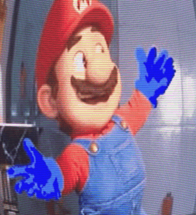 Cartoon Character In Red Hat And Overalls GIF