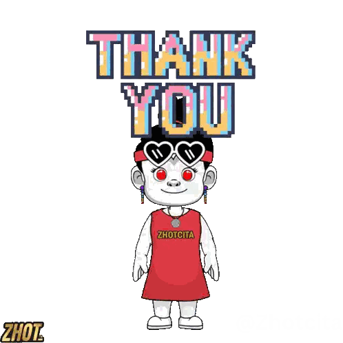 Cartoon Character In Red Shirt And Sunglasses Saying Zhout Sticker
