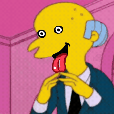 Cartoon Character In Suit And Tie Sticking Out Tongue GIF