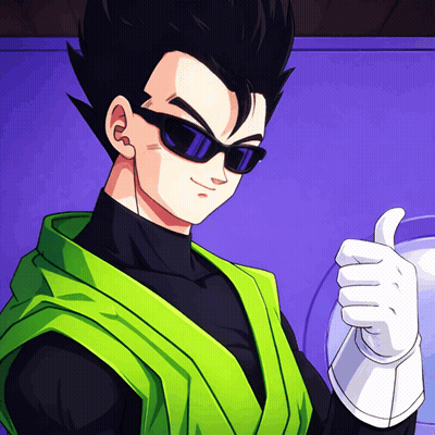 Cartoon Character In Sunglasses And Green Vest Thumbs Up GIF