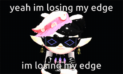 Cartoon Character In Sunglasses And Pink Hat Saying Yeah Im Losing My Edge GIF