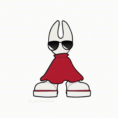 Cartoon Character In Sunglasses And Red Turtleneck GIF
