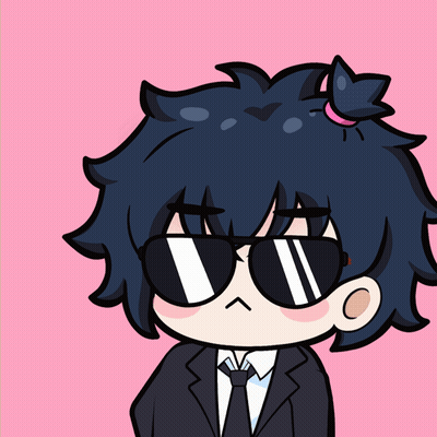 Cartoon Character In Sunglasses And Suit GIF