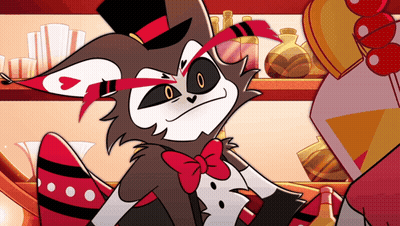 Cartoon Character In Top Hat And Bow Tie GIF
