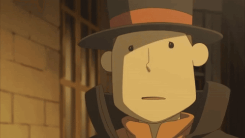 Cartoon Character In Top Hat And Coat GIF