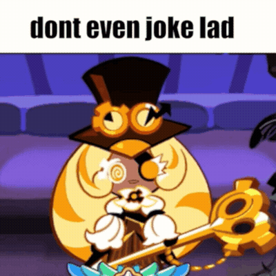 Cartoon Character In Top Hat Holding Key Dont Even Joke Lad GIF