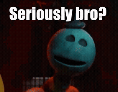 Cartoon Character In Top Hat Says Seriously Bro GIF