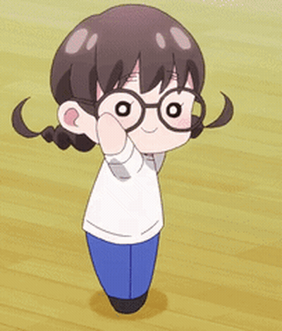 Cartoon Character In White Shirt And Blue Pants GIF