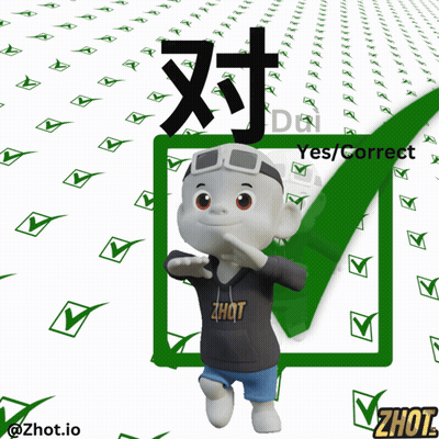 Cartoon Character In Zhot Hoodie Standing Before Checklist GIF
