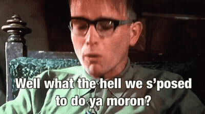 Cartoon Character It's Just Me In A Dark Room GIF