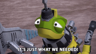 Cartoon Character It's Just What We Needed GIF