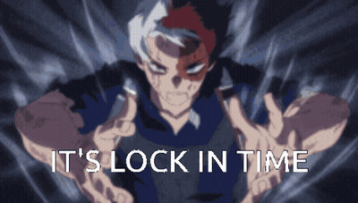 Cartoon Character It's Lock In Time GIF