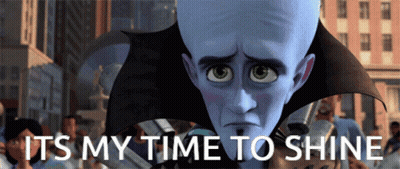 Cartoon Character It's My Time To Shine GIF