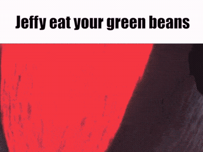 Cartoon Character Jeffy Eat Your Green Beans GIF