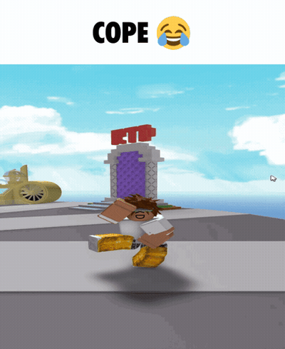 Cartoon Character Jumping Cope GIF