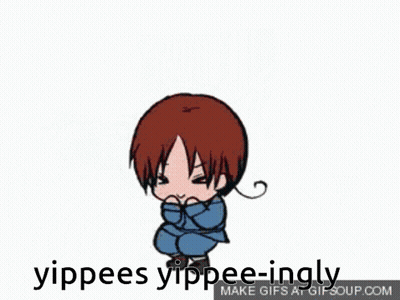 Cartoon Character Jumping Saying Yippees Yippee-Ingly GIF