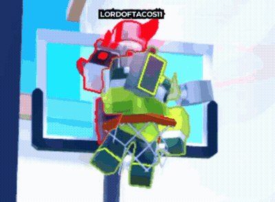 Cartoon Character Jumping Through Basketball Hoop Lordoftacost GIF