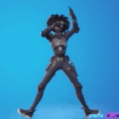 Cartoon Character Jumping With Arms In Air GIF