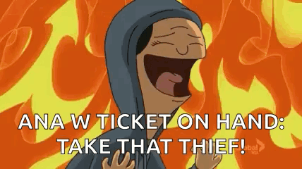 Cartoon Character Laughing Saying Take That Thief GIF