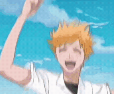 Cartoon Character Laughing With Fist In The Air GIF