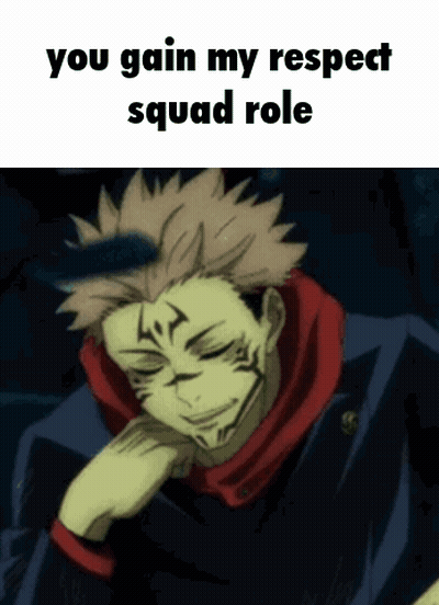 Cartoon Character Laying Down Respect Squad GIF
