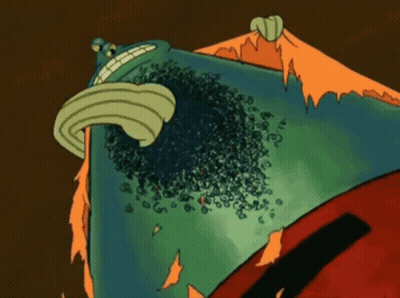 Cartoon Character Laying On Bed Saying I Mean It GIF