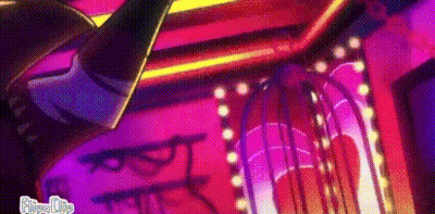 Cartoon Character Laying On Floor With Purple Background GIF