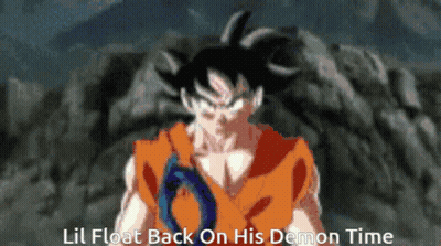Cartoon Character Lil Float Back On His Demon Time GIF