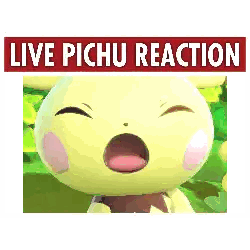 Cartoon Character Live Pichu Rea Sticker