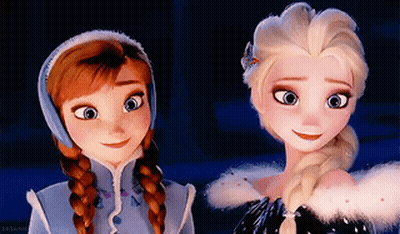 Cartoon Character Looking At Another GIF