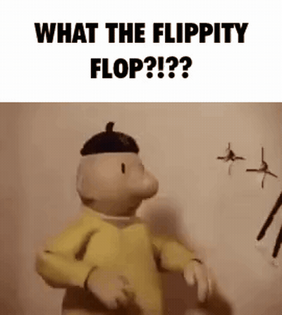 Cartoon Character Looking At Clock In Front Of Wall GIF