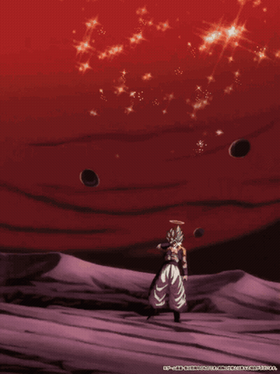 Cartoon Character Looking At Sky In Desert GIF