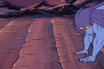 Cartoon Character Lying Cross-Legged Holding Object GIF