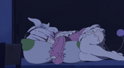 Cartoon Character Lying On Bed GIF